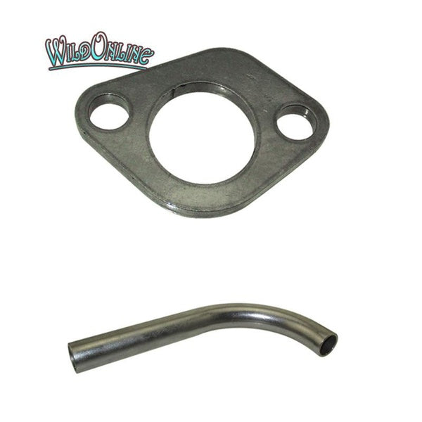 WildOnline DIY Header Échappement pour Predator 212cc GX160 GX200 Générateur Go Kart Mini Bike