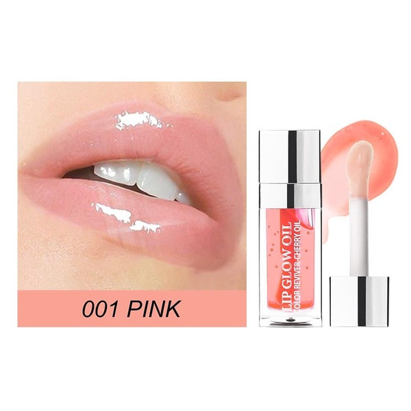 Hydrating Lip Glow Oil, Plumping Lip Gloss, Moisturizing Lip Oil Gloss, Transparent Moisturizing Lip Balm, Natural Lip Plumper, Lip Plumper Gloss Mak