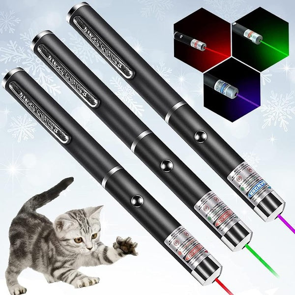 Laser Pointer, Laser Pointer Cat Toys for Indoor Cats, 1 Pack Laser Pointer Pen for Cats Dogs Pet Laser Toy Indoor Interactive Chase Cat Toy Lazer Po