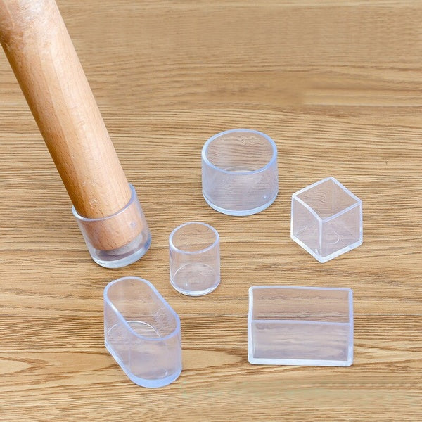 4-8-16 pcs Silicon Furniture Leg Protection Cover Table Pieds Pad Floor Protector []