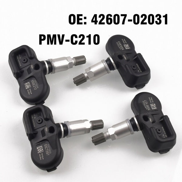 4PCS Car Tire Pressure Monitor Sensor TPMS PMV-C210 433MHZ for Toyota Avensis Auris RAV4 Yaris Verso