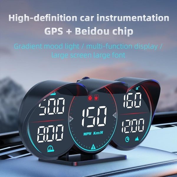 Majesun Hud Display Head Up Display Car Windshield Projectors Digital Speedometer RPM Meter Alarm Auto Car Electronic Accessories Gadgets