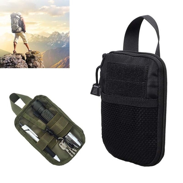 Outdoor Tactical Molle Medical First Aid Edc Pouch Phone Pocket Bag Organizer