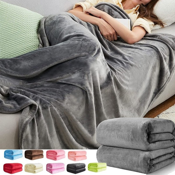 Fleece Blanket Plush Throw Fuzzy Lightweight Super Soft Microfiber Flannel Throw Blankets for Couch, Bed, Sofa Ultra Luxurious Warm and Cozy for All