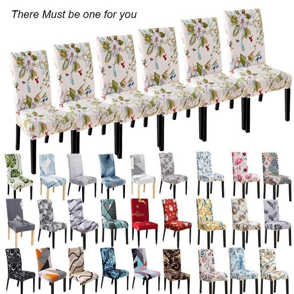 1pc Chair Cover Dining Room Removable Washable Dining Chair Covers Stretch Super Fit Chair Seat Slipcover for Hotel,kitchen,Ceremony,Banquet Wedding