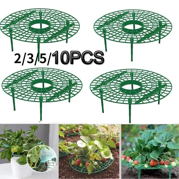 2-3-5-10pcs Strawberry Plant Support Holder Home Balcony Planting Frame Growing Stand Fruit Support Plant Flower Climbing Vine Stand Garden Supply