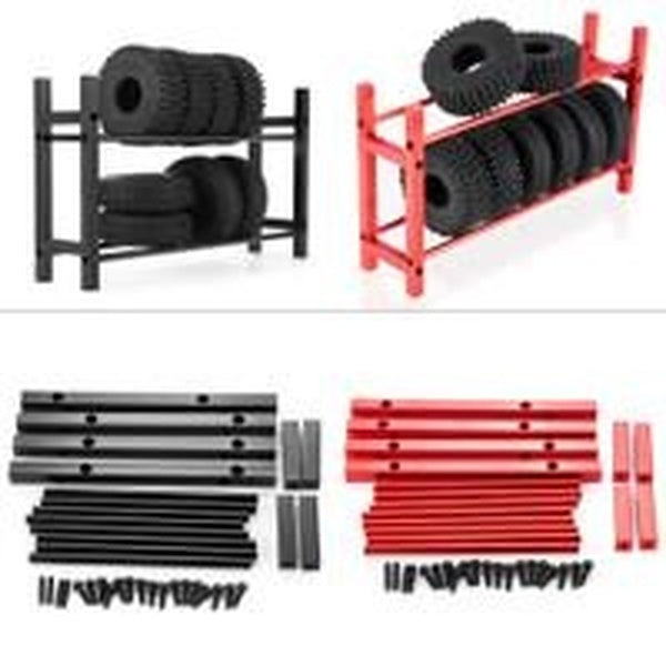 Aluminum Alloy 1.0inch Wheel Tires Rack for 1-18 1-24 RC Crawler Car Axial SCX24 AX24 TRX4M FCX24 Parts