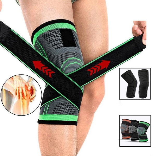 1 PC Knee Support Compression Sleeve Brace Sport Strap Joint Pain Relief Arthritis