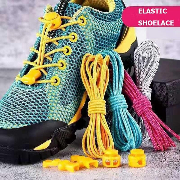 1-2 paires 12 couleurs baskets lacets élastiques sans cravate lacets de chaussure étirement serrure paresseux lacets rapide en caoutchouc lacet chaus