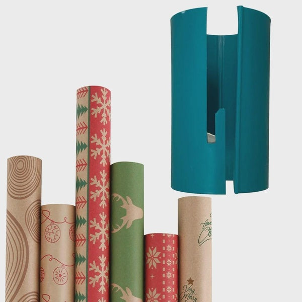 Kraft Paper Roll Slitter Cutter Lightweight Safe Bladeless Cutter Machines Portable for Holiday Crafting Wrapping Paper