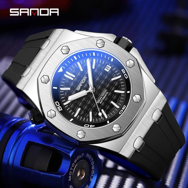 SANDA classique montre-bracelet à Quartz haut de gamme sport décontracté hommes montres étanche affaires militaire montre-bracelet mâle horloge