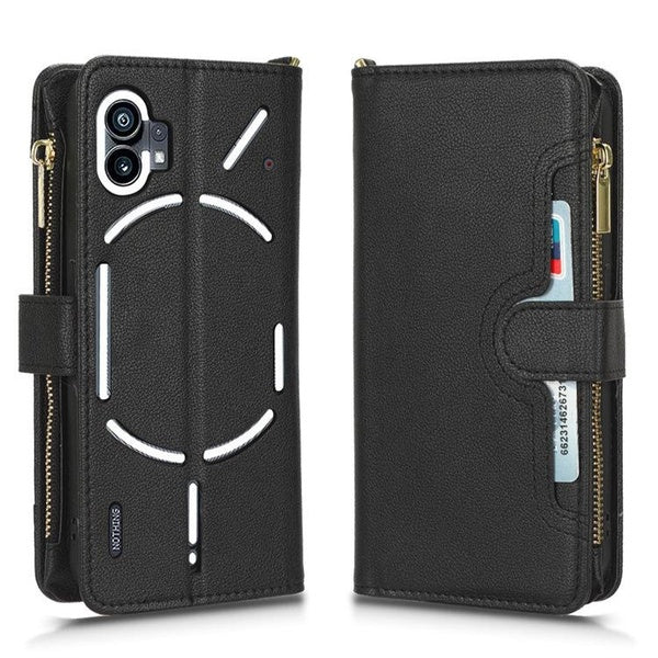 Case for Nothing Phone 1 Leather Book Case on for Funda Nothing Phone 1 Phone1 Cases Luxury Flip Wallet Card Bag Back Cover Stand holder