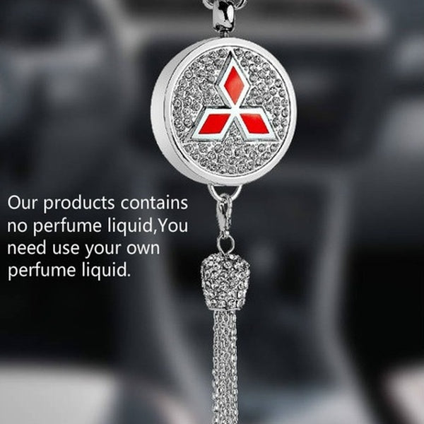 Original CAR diamond logo Perfume Air Freshener Perfume Pendant for Mitsubishi (Without perfume liquid).