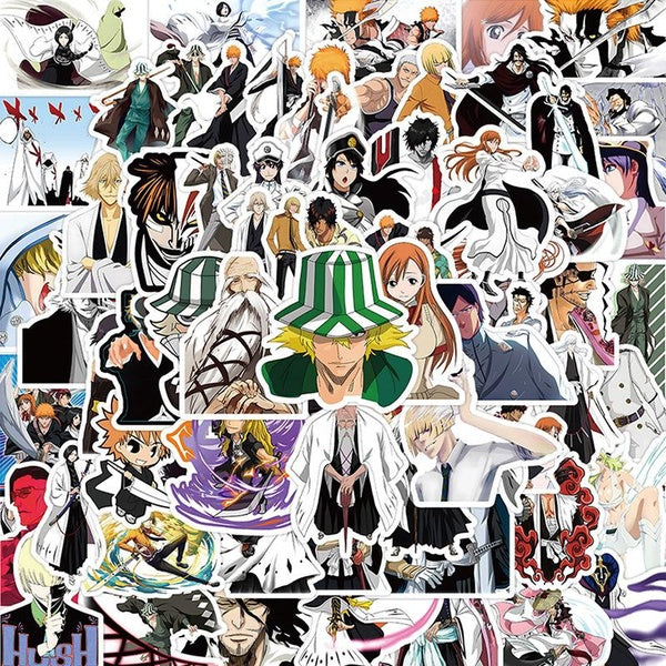 10-50Pcs Bleach Sticker Thousand-Year Blood War Graffiti Stickers for DIY Luggage Laptop Skateboard Motorcycle Bicycle Stickers