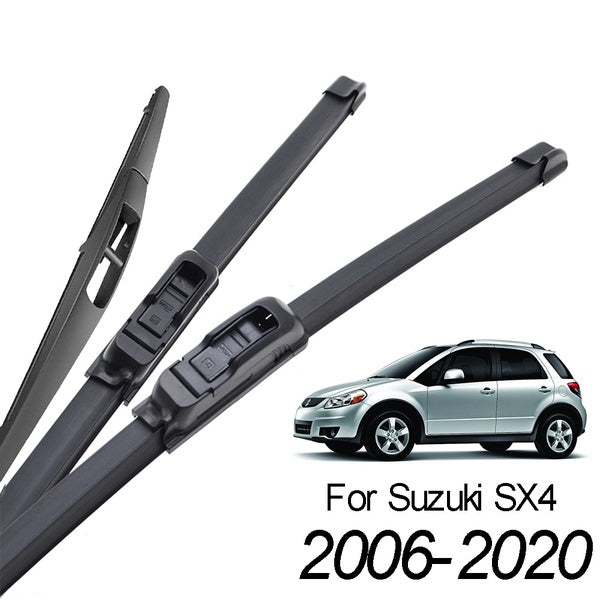 Misima Windscreen Wiper Blades For Suzuki SX4 -SX4 S-Cross Front Rear Window 2006 2007 2008 2009 2010 2011 2012 2013 2014 2015