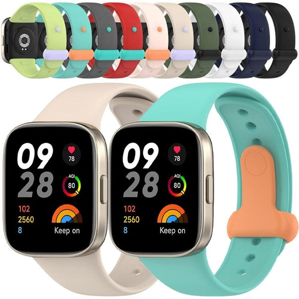 Band for Redmi Watch 3 for Mi Watch Lite 3 Silicone Sport Soft Replacement Wristband Belt Bracelet Accessories Strap for XiaoMi Redmi Watch 3 Matron Inn
