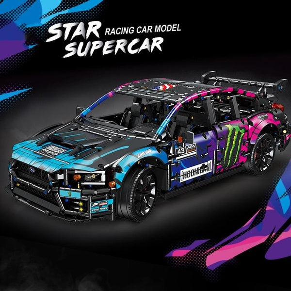 New MOC 2978pcs Super Racing Sport Car Model Building Block Brick Educational Assembly Toy Children Boy Gift