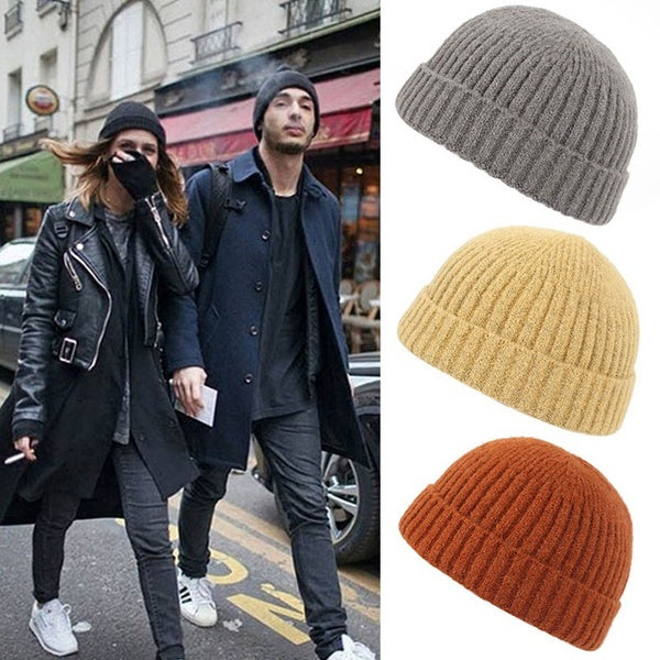 2020 Autumn and Winter Knitted Hats Women Men Beanie Cap Skullcap Bonnet