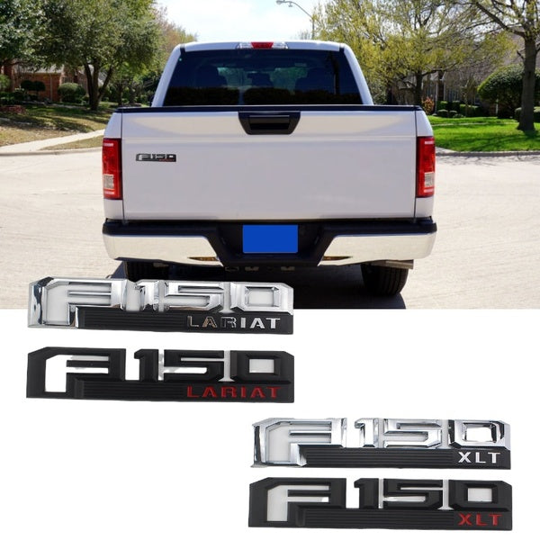 For Ford F150 F-150 Raptor XLT LARIAT Car Sticker Rear Emblem Badge Sticker Fender Side Body Decals