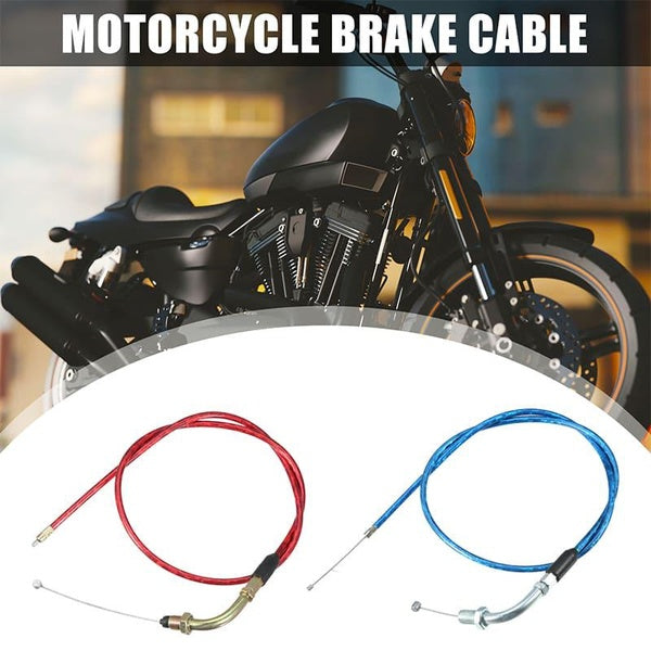 Throttle Cable 86cm Replacement Motorcycle Elbow Throttle Cable Universal Fit for 50cc 70cc 90cc 110cc 125cc 250cc ATV Quad Go Kart Mini Pit Bike Red