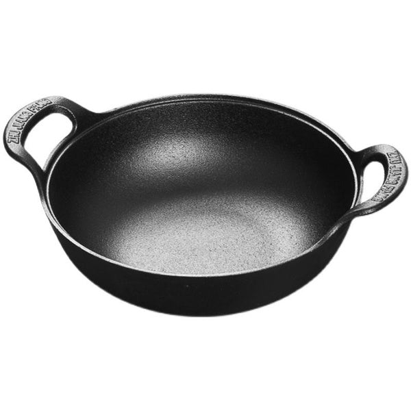 Cast Iron Pan Pan Wok Pig Iron Thickened Stew Pot Household Uncoated Pot Soup Pot Induction Cooker Gas Universal