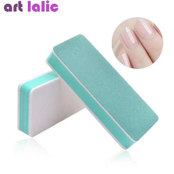 10Pcs Nail Art Files Buffer Sanding Blocks Buffing Double Side Manicure Pedicure Supplies Durable Nails Accessories Tools