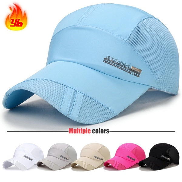 6 Colors New Fashion Outdoor Sport Baseball Cap Casual Snapback Hats For Men and Women,Quick-drying fabric hiking sun golf caps