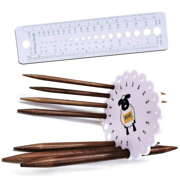 Sweater Needle Gauge Knitting Gauge Needle Gauge Knitting Measurement Accessories Sewing Ruler