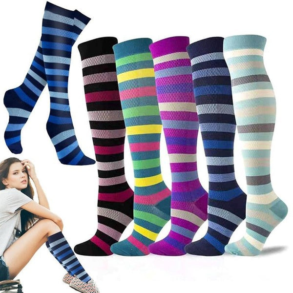 1 Pair Compression Socks for Women and Men Circulation Compression Socks Best Support for Sports,Running, Cycling, Travel