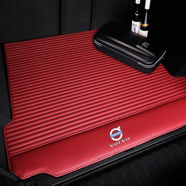 Car Truck Mat Antiskid Volvo XC90 V60 V40 XC40 V90 S60 XC60 Car Leather Rear Trunk Mat Waterproof Anti-dirty Floor Mats Car Trunk Mat