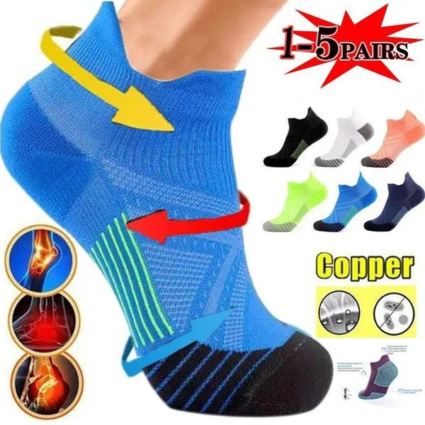 Elastic Plantar Fasciitis Socks, with Arch Support, Suitable for Both Men and Women - The Best Ankle Compression Socks for Foot and Heel Pain Relief