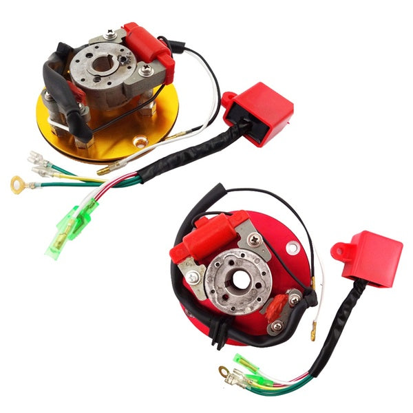 FishMotor Racing Magneto Stator Rotor CDI Kit For 110cc 125cc 140cc Lifan YX Thumpstar Pitster Dirt Pit Bikes Motorcycle