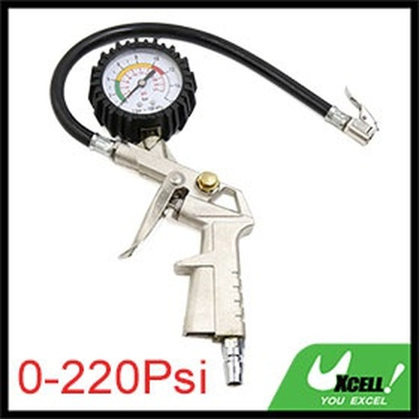 0-220Psi Tire Tire Gonfleur Pistolet Cadran Jauge De Pression D'air De Précision Pour Voiture Automatique
