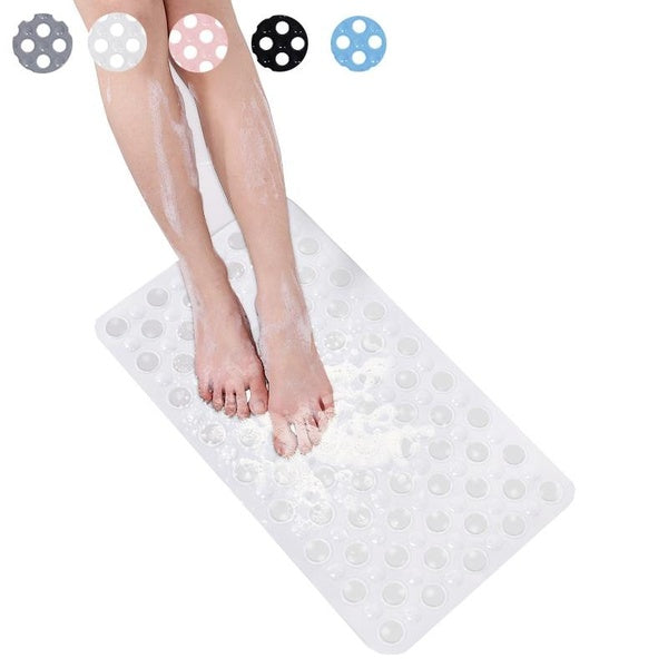 PVC Anti-Slip Bathtub Rug Anti-Slip Bathroom Mat Shower Bathroom Massage Mat Lin bath mat with suction cup
