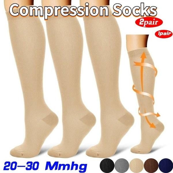 1-2 Pair 15-40 Mmhg Relief Compression Knee Stockings Leg Socks Relief Pain Support Socks Compression Socks