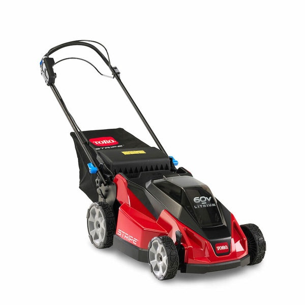 Toro Foldable 60-Volt 21-Inch Stripe Cordless Electric Self Propelled Lawn Mower