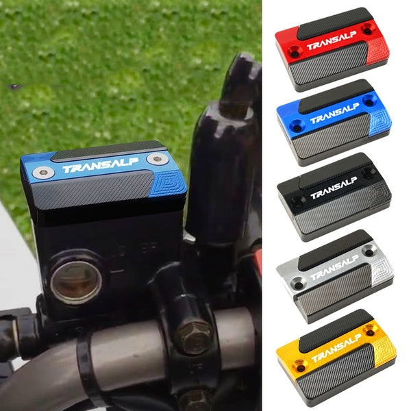 For HONDA TRANSALP 600 TRANSALP 650 TRANSALP 700 XLV 600 650 750 TRANSALP Motorcycle accessories CNC High quality front brake fluid reservoir cap cov