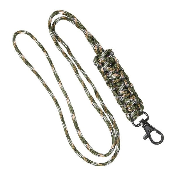 Uxcell - lanière en paracorde, lanière tressée, collier, porte-clés, Badge, avec Clip en alliage pour clés, porte-badge, carte d'identité
