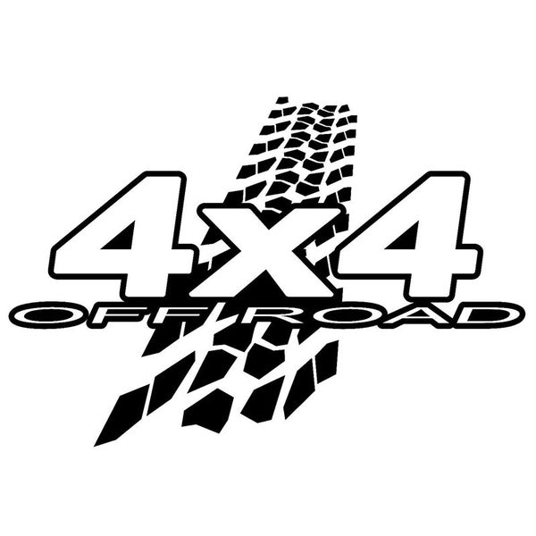 20cm*13.6cm NEW 4X4 OFF-ROAD Mud Funny Vinyl Decals Car Sticker Car-styling Black-Silver S6-3576