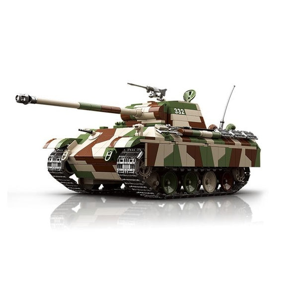 WW2 Military World War II Panther Medium Tank Classical Model Decorations Building Blocks Bricks Toys Gifts