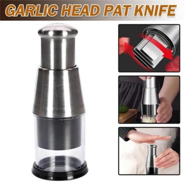 New Hand Press Garlic Chopper Tomato Chopper Stainless Steel Onion Chopper Fruit Vegetable Tools Home Kitchen Tools(1-2pcs)