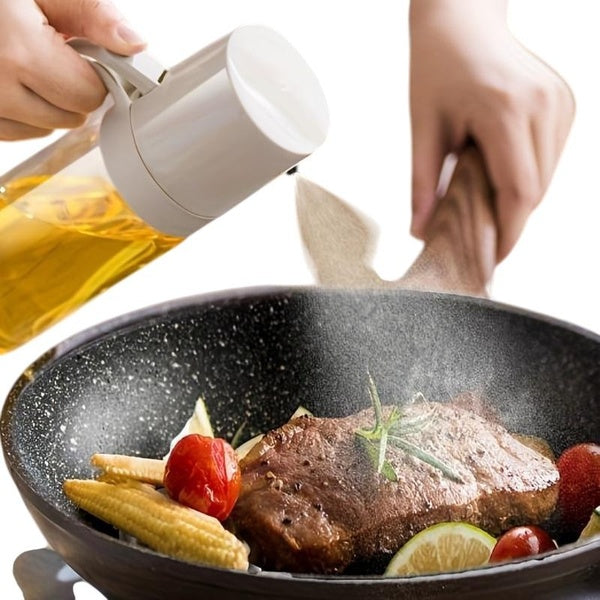 Oil spray kettle kitchen household glass spray chemical oil spray kettle leak proof oil tank air fryer oil spray bottle