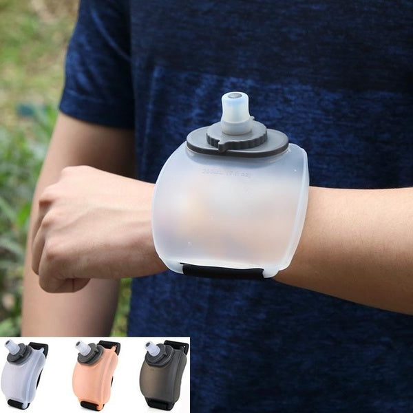 Sports Poignet Bouteille D'eau Réglable Poignet Bouteille D'eau Portable Mains Libres Silicone Courir Bouteille D'eau Portable Fitness Vélo Marathon