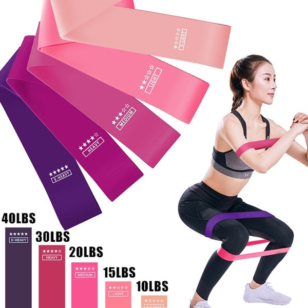 Formation Fitness gomme exercice Gym force bandes de résistance Pilates Sport caoutchouc Fitness Mini bandes Crossfit équipement d'entraînement