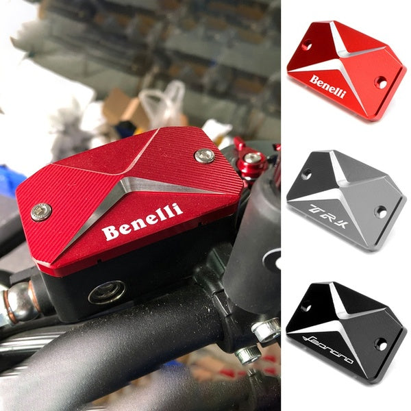 For BENELLI TRK 502 Jinpeng 502 BN302 TNT 300 600 Leoncino 250 Leoncino 500 BJ 500 CNC Motorcycle Brake Fluid Reservoir Tank Cap Cover