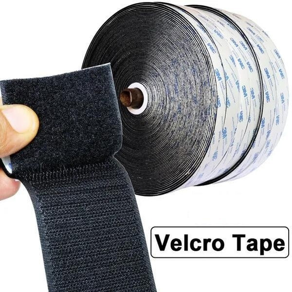 Bande Velcro colle auto-adhésive crochet et boucle bande attache outils de bricolage moustiquaire amélioration de l'habitat bandes Velcro bandes