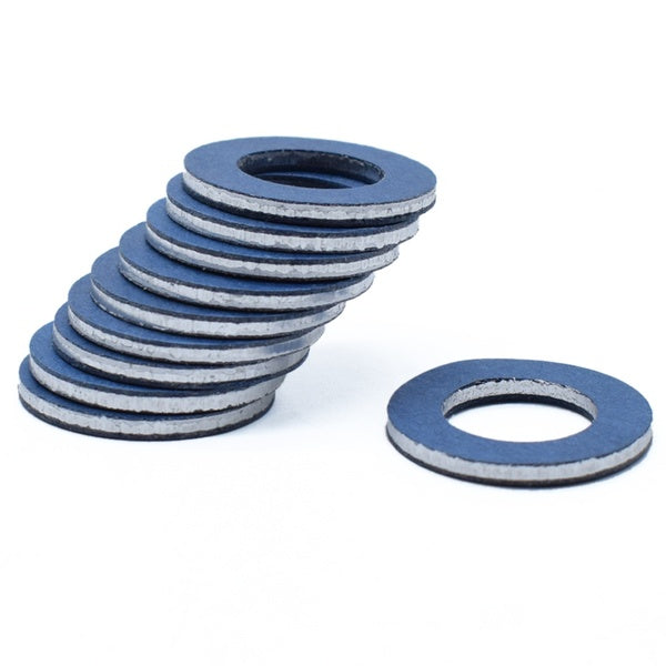 10PCS Engine Oil Drain Sump Plug Gaskets Seal Washer 12mm Hole Gasket Rings For Toyota Camry Corolla 4Runner Highlander Prius C Lexus OE# 90430-12031