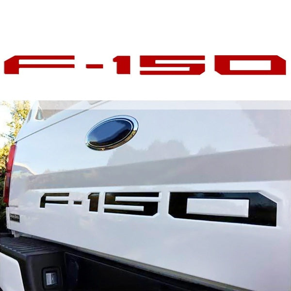 Tailgate Inserts Letters for Ford F150 2018-2019, 3D Raised & Strong Adhesive Decals Letters, Tailgate Emblems Inserts Letters Matte Black