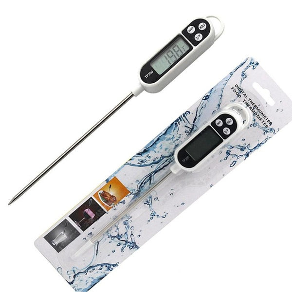 1pcs 240*15mm DC1.5V Digital Food Thermometer Kitchen Thermometer LED Display Digital Thermometer Home Kitchen Tools