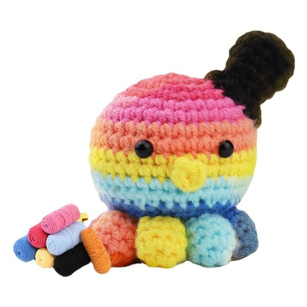 Beginner Crochet Kit,Crochet Starter Knitting Kits for Adults Kis,Amigurumi Knitting Hooks Yarn Set with Step-by-Step Video Tutorials,Birthday Christ